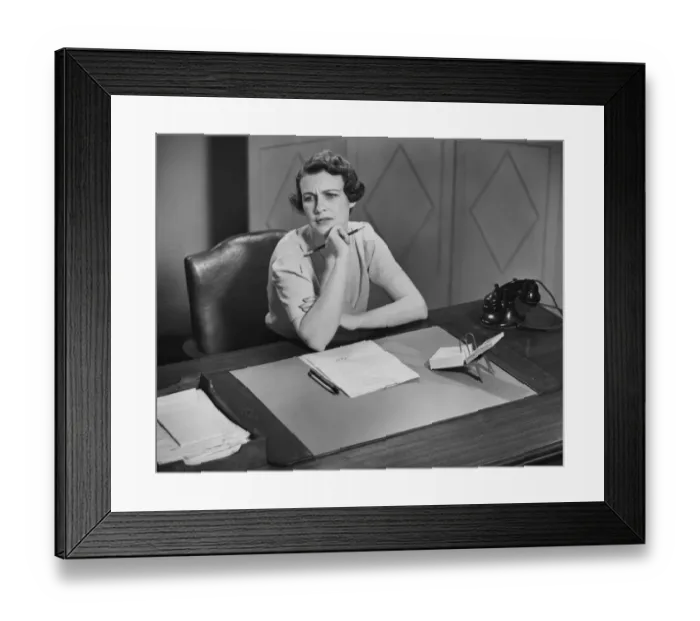 Framed Print : Office Problem Framed Print : Office Problem
