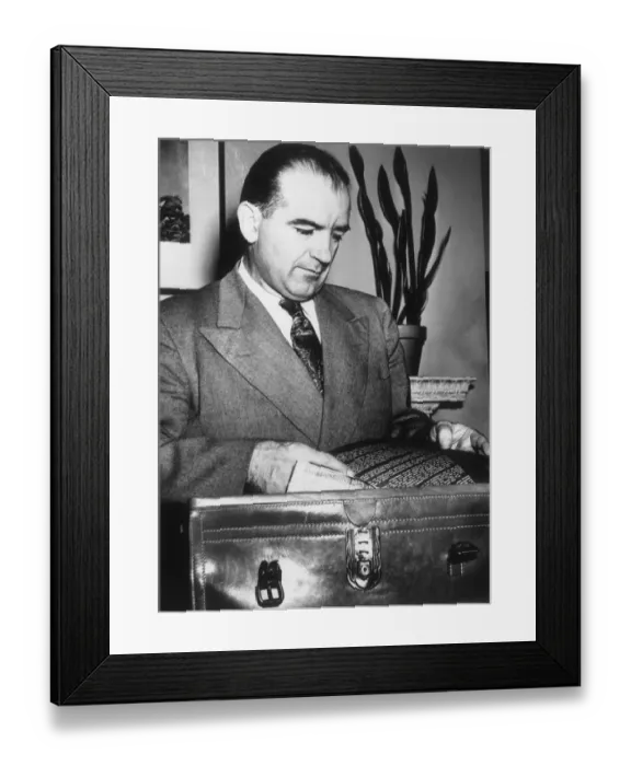 Framed Print : Senator McCarthy Framed Print : Senator McCarthy