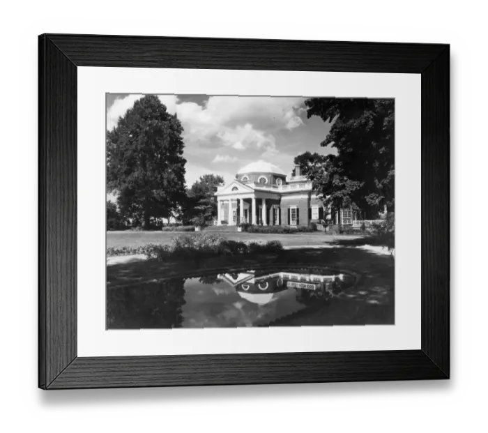 Framed Print : Jeffersons Home Framed Print : Jeffersons Home