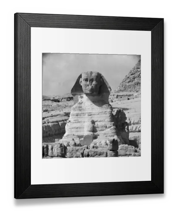 Framed Print : Sphinx. circa 1950: Statue of the Sphinx at Giza (El Gizeh) Framed Print : Sphinx. circa 1950: Statue of the Sphinx at Giza (El Gizeh)