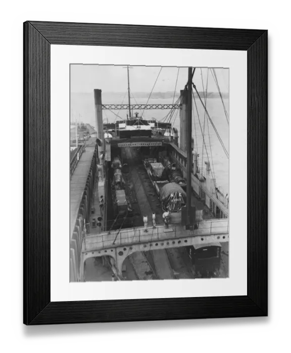 Framed Print : Train Ferry Framed Print : Train Ferry