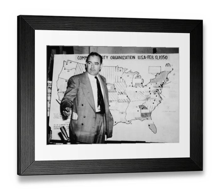 Framed Print : McCarthy In Army-McCarthy Hearings Framed Print : McCarthy In Army-McCarthy Hearings