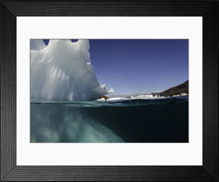 Framed Print : Iceberg and air bubbles Framed Print : Iceberg and air bubbles