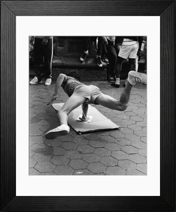 Framed Print : Breakdancing In Washington Square Park Framed Print : Breakdancing In Washington Square Park