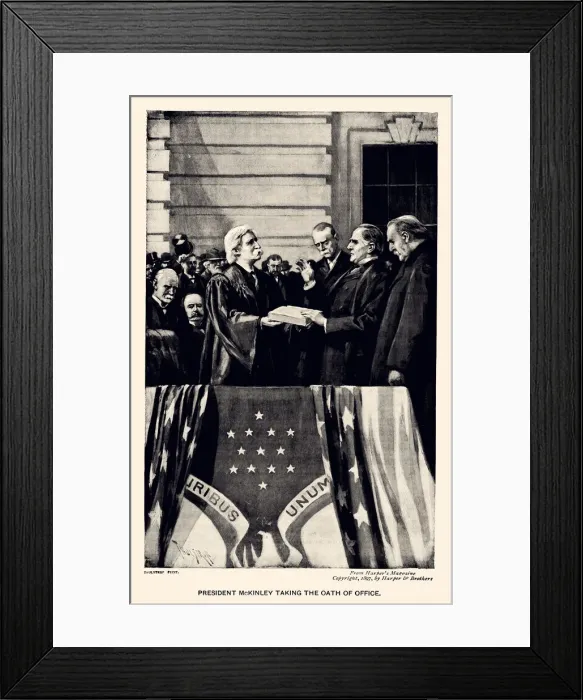 Framed Print : President McKinley, 25th President of the United States (XXXL)