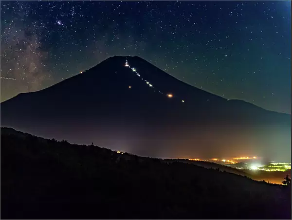 Summer night Fuji