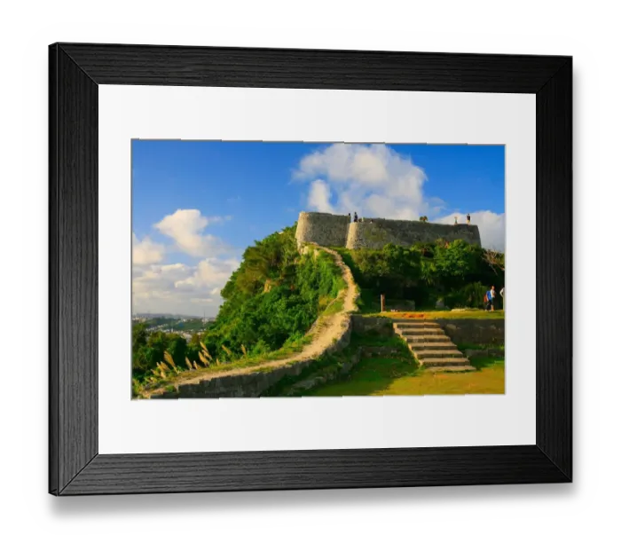 Framed Print : Katsuren Castle Framed Print : Katsuren Castle