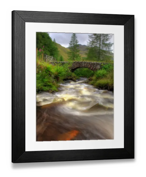 Framed Print : Down River Smaglen, Perthshire, Scotland Framed Print : Down River Smaglen, Perthshire, Scotland