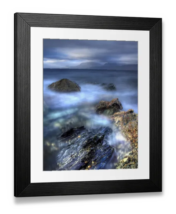 Framed Print : Wavy blue sea Framed Print : Wavy blue sea