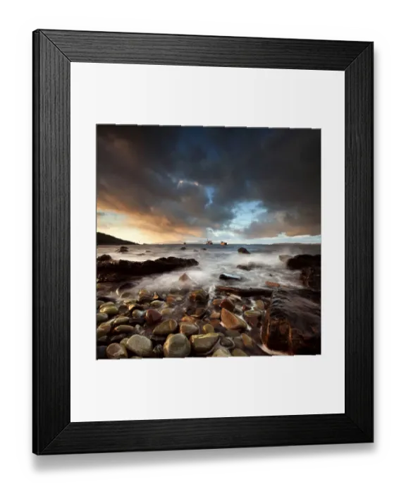 Framed Print : Storm Pebble, Stone Beach Elgol Isle Skye Scotland Framed Print : Storm Pebble, Stone Beach Elgol Isle Skye Scotland