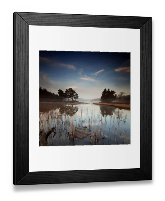 Framed Print : Misty morning Loch Lake Framed Print : Misty morning Loch Lake