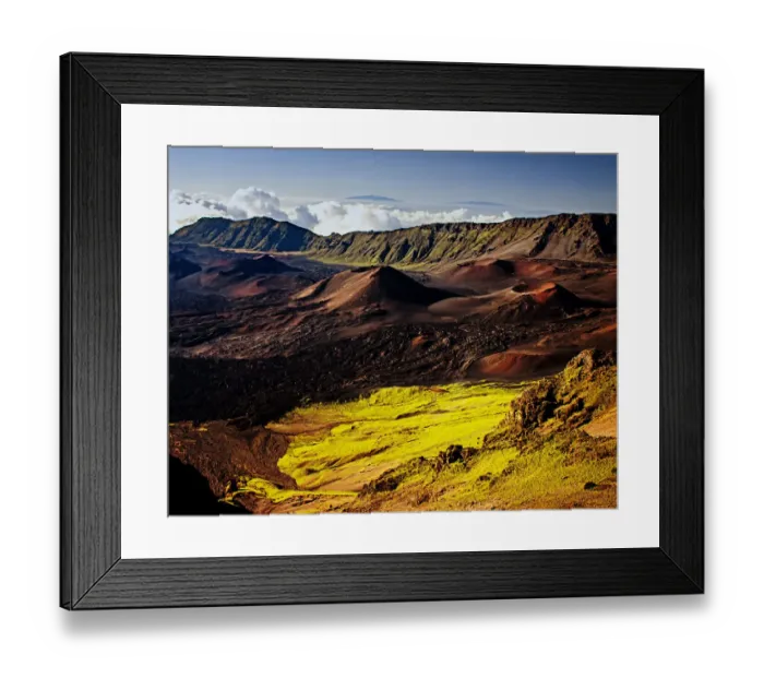 Framed Print : Haleakala Crater Just After Sunrise, Maui, Hawaii