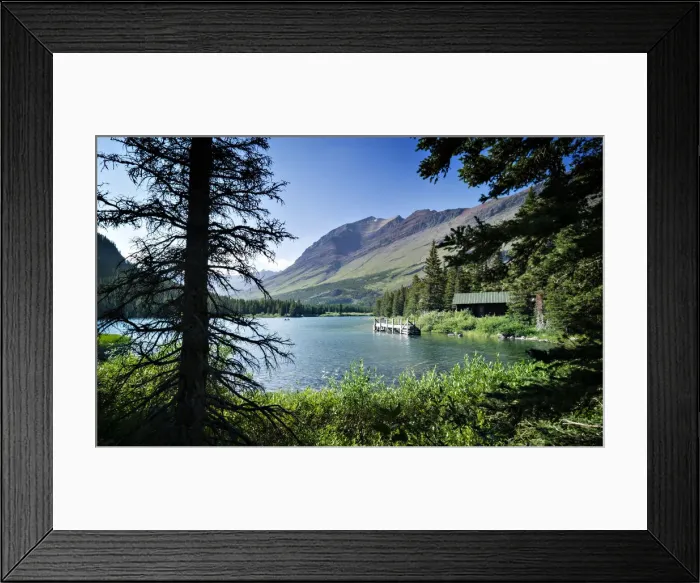 Framed Print : A Walk Around Swiftcurrent Lake at Many Glacier, Glacier National Park Framed Print : A Walk Around Swiftcurrent Lake at Many Glacier, Glacier National Park