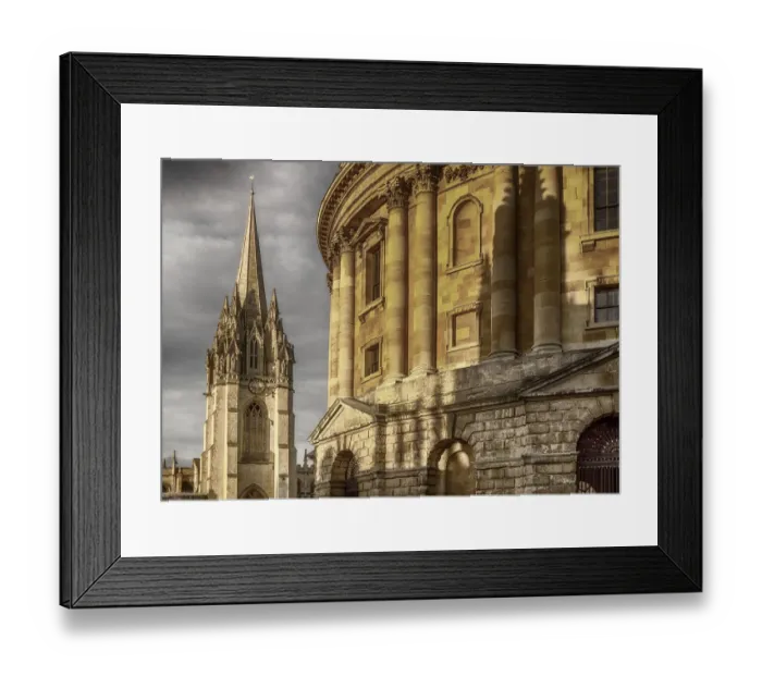 Framed Print : Radcliffe Camera and University Church of St Mary the Virgin Framed Print : Radcliffe Camera and University Church of St Mary the Virgin