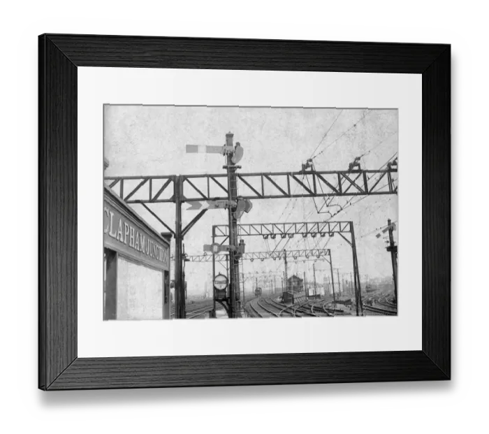 Framed Print : Clapham Junction Framed Print : Clapham Junction
