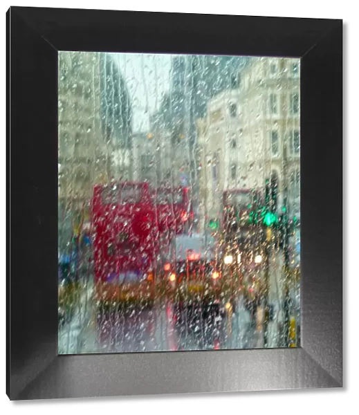 Piccadilly London in the Rain