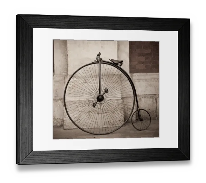 Framed Print : Penny farthing bicycle Framed Print : Penny farthing bicycle