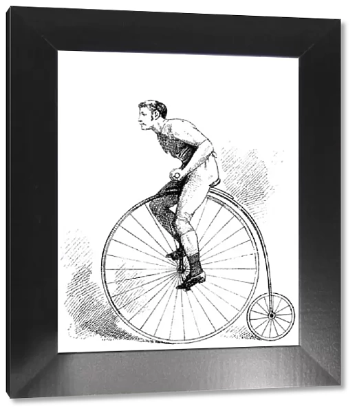 Penny farthing bicycle - first exercise