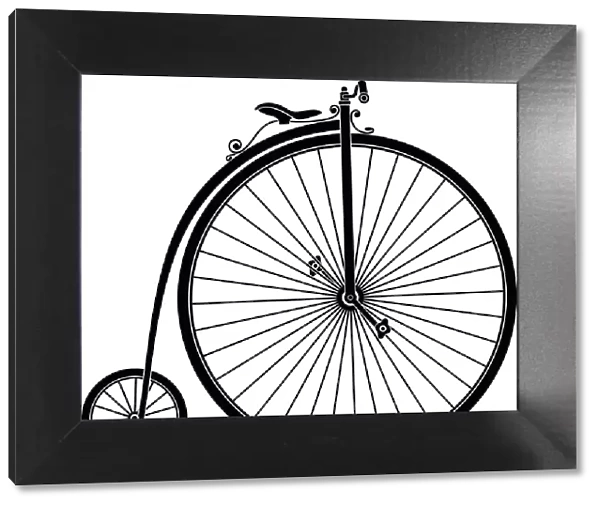 Penny Farthing Bicycle Illustraliton