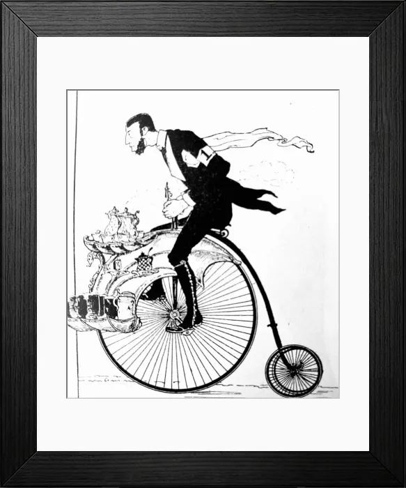 Framed Print : The waiter of the future Framed Print : The waiter of the future