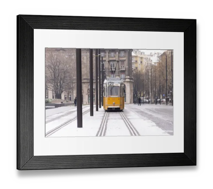 Framed Print : Tram in Budapest Framed Print : Tram in Budapest