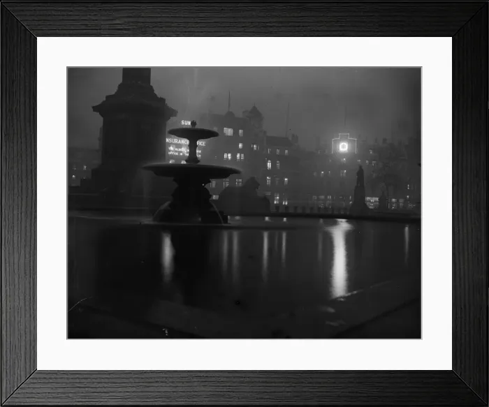 Framed Print : London Fog Framed Print : London Fog