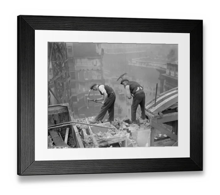 Framed Print : Finishing The Job Framed Print : Finishing The Job