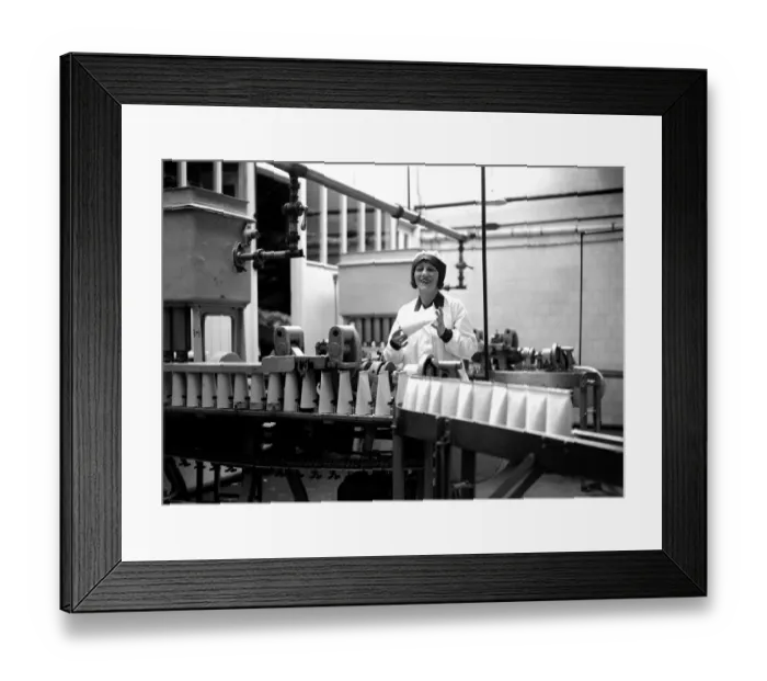 Framed Print : Milk Bottling Plant