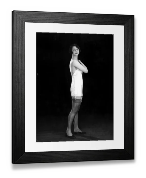 Framed Print : 1920s Underwear Framed Print : 1920s Underwear