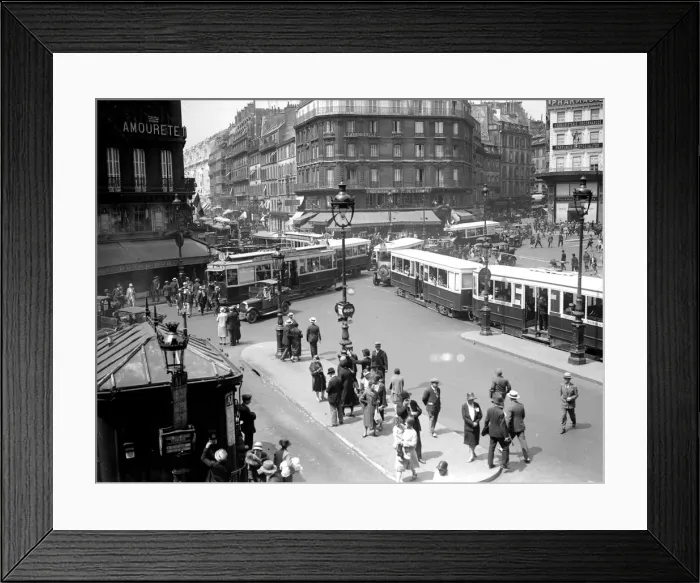 Framed Print : Busy Junction