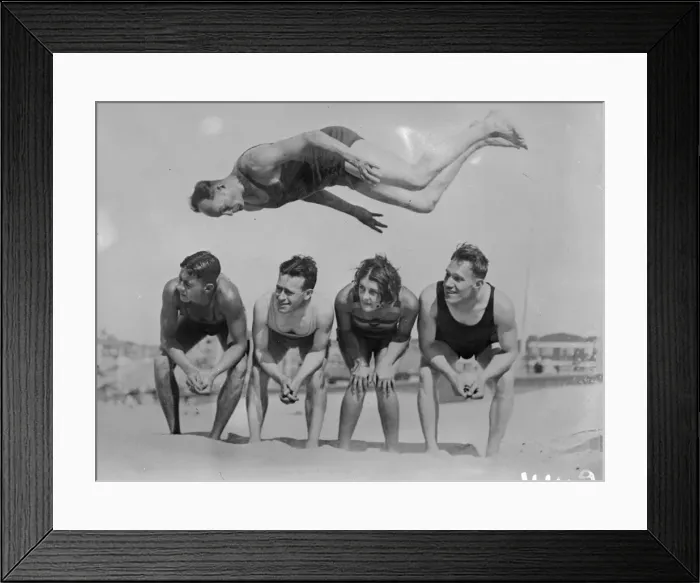 Framed Print : Flying Man Framed Print : Flying Man