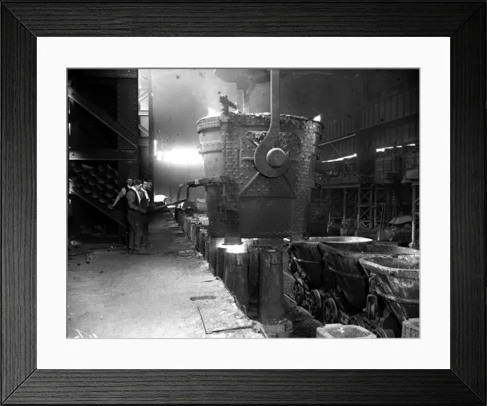 Framed Print : Pouring Molten Steel Framed Print : Pouring Molten Steel