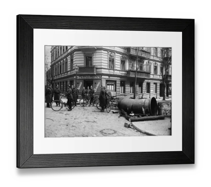Framed Print : Berlin Unrest