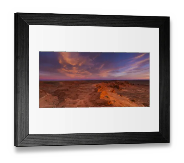 Framed Print : Mongolia, Omnogov province, flaming cliffs Framed Print : Mongolia, Omnogov province, flaming cliffs