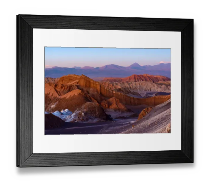 Framed Print : Valle de la luna #1 Framed Print : Valle de la luna #1