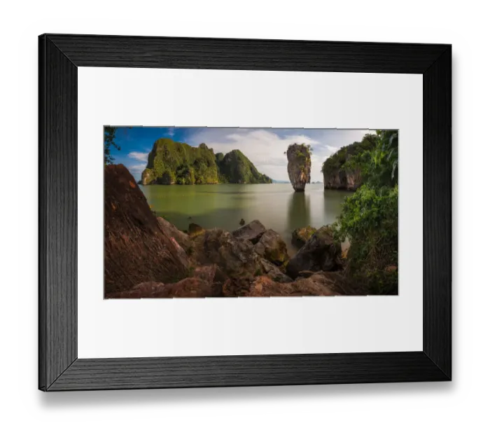 Framed Print : Ko Khao Phing Kan island Framed Print : Ko Khao Phing Kan island