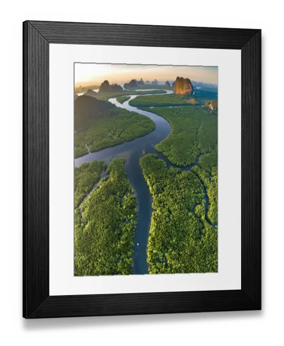 Framed Print : Panoramic view of Phang nga bay Framed Print : Panoramic view of Phang nga bay