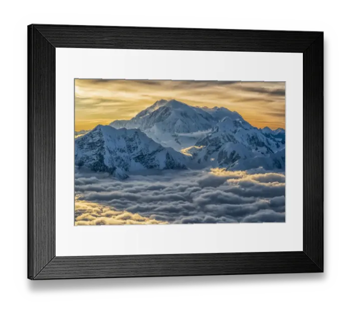 Framed Print : Aerial image of the Saint Elias mountains in Kluane National Park and Reserve Framed Print : Aerial image of the Saint Elias mountains in Kluane National Park and Reserve
