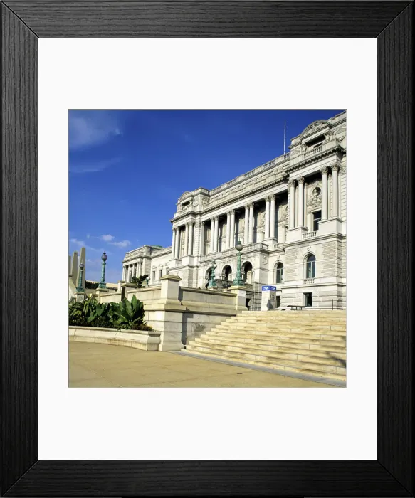 Framed Print : Library of Congress, Capitol Hill, Washington Framed Print : Library of Congress, Capitol Hill, Washington