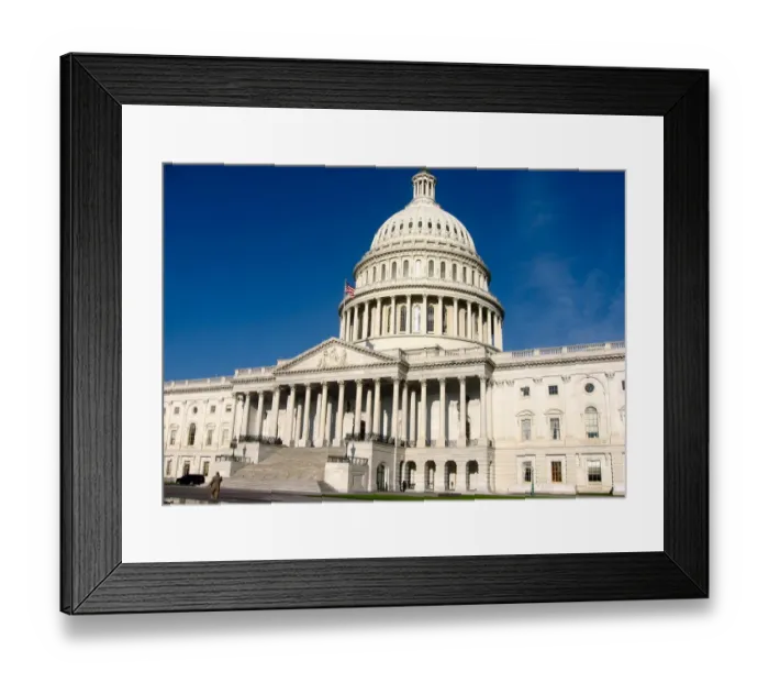 Framed Print : Capitol Hill Framed Print : Capitol Hill