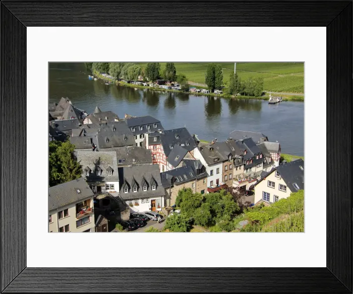 Framed Print : village Beilstein, Mosel River, Germany Framed Print : village Beilstein, Mosel River, Germany