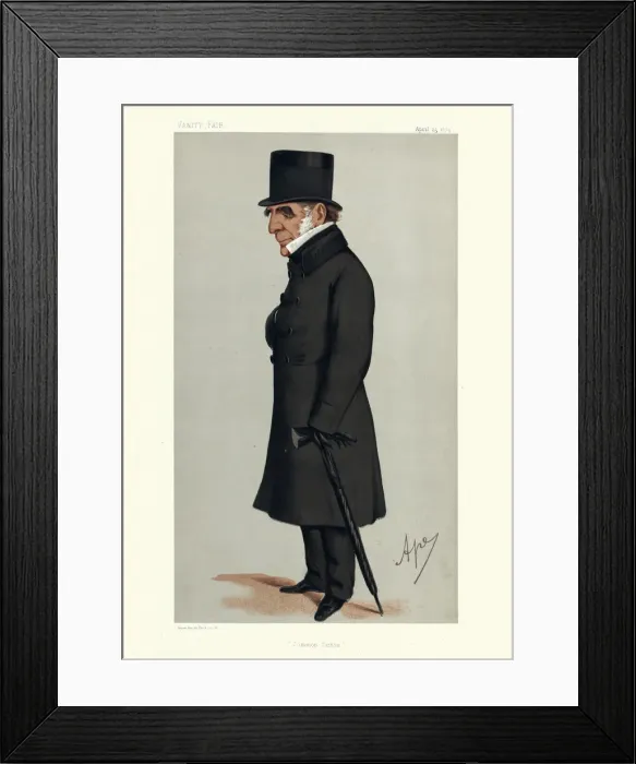 Framed Print : Vanity fair caricature of Joseph Warner Henley, Victorian British Conservative politician