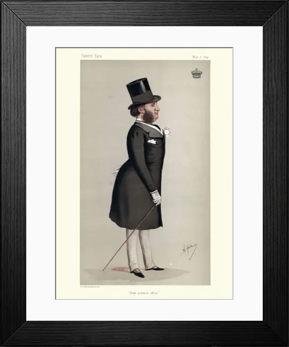 Framed Print : Vanity fair caricature of Charles Yorke, 5th Earl of Hardwicke Framed Print : Vanity fair caricature of Charles Yorke, 5th Earl of Hardwicke