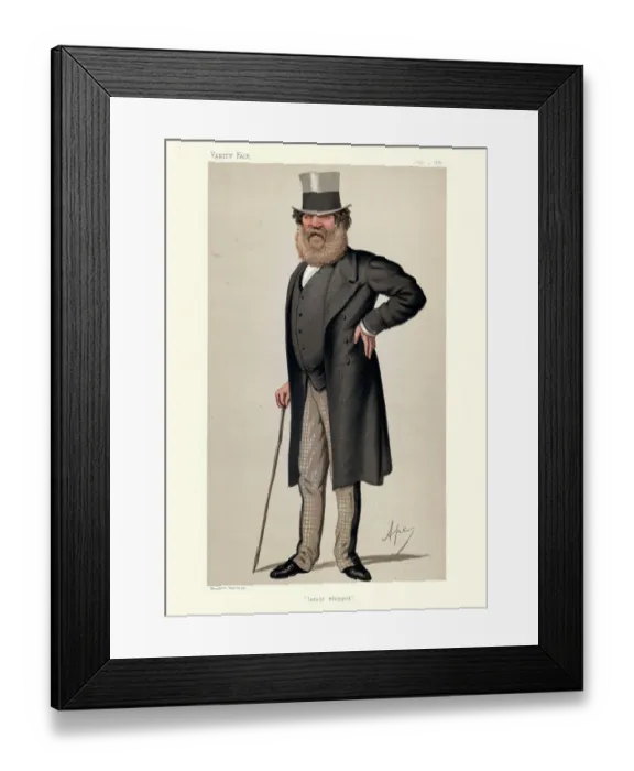 Framed Print : Thomas Edward Taylor, Vanity fair caricature, British Conservative Party politician Framed Print : Thomas Edward Taylor, Vanity fair caricature, British Conservative Party politician