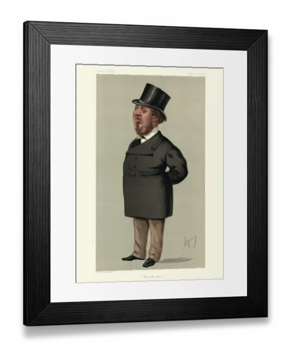 Framed Print : George Sclater-Booth, 1st Baron Basing, Vanity fair caricature Framed Print : George Sclater-Booth, 1st Baron Basing, Vanity fair caricature