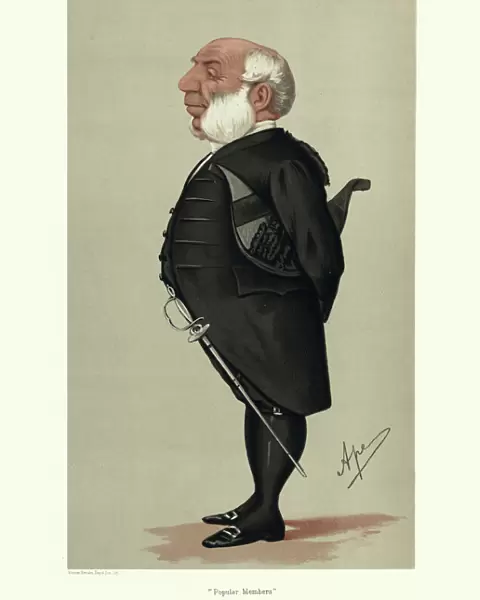 Ralph Allen Gosset, Deputy Serjeant-at-Arms, House of Commons, Vanity fair caricature