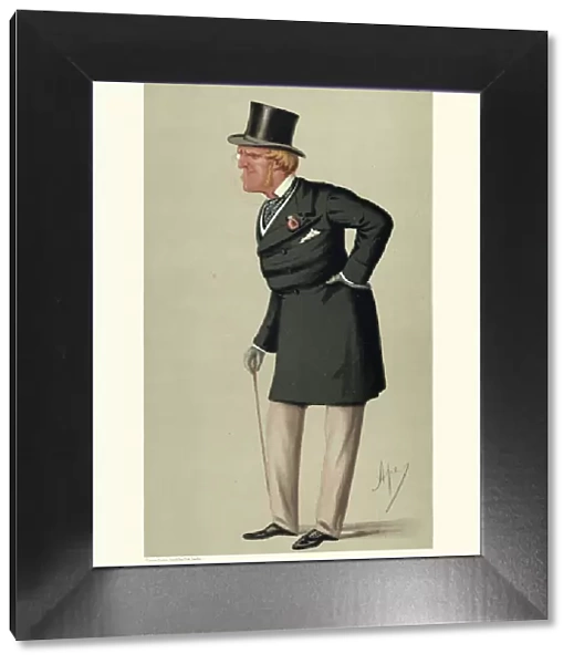 Turf Reformer Viscount Henry Chaplin, Vanity fair caricature