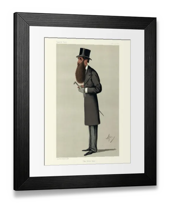 Framed Print : The Ocean Race, James Lloyd Ashbury, Vanity fair caricature Framed Print : The Ocean Race, James Lloyd Ashbury, Vanity fair caricature
