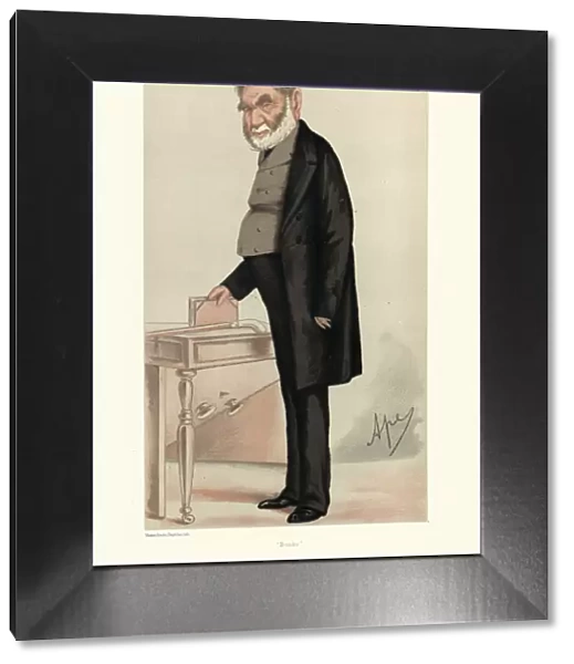Anthony Panizzi, Principal Librarian British Museum, Vanity fair caricature