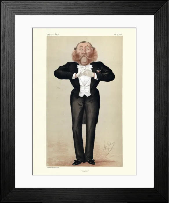 Framed Print : Augustus William Lumley-Savile, Cotillon, Vanity fair caricature Framed Print : Augustus William Lumley-Savile, Cotillon, Vanity fair caricature